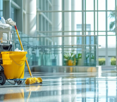 Glas-office-with-mop-bucket